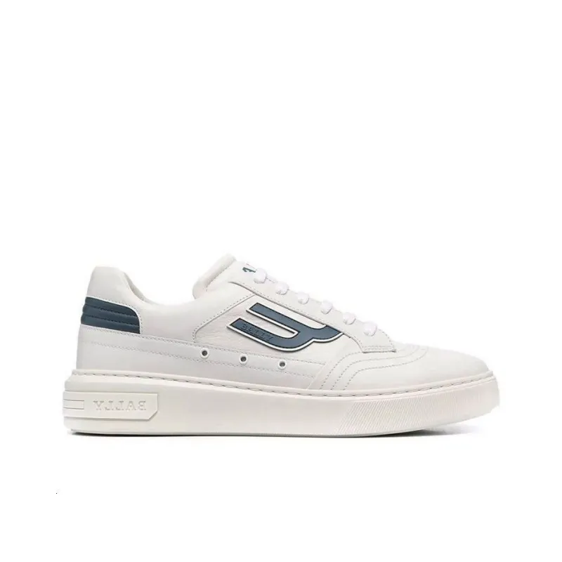 BALLY Embossed-Logo Leather Sneakers-1