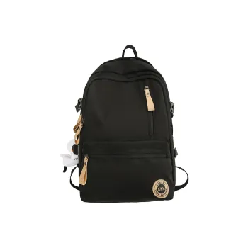 FAMAN Nylon Backpack Regular Women's Black+Charm/White+Charm/Red+Charm/Blue+Charm/Khaki+Charm
