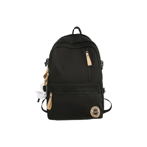 FAMAN Nylon Backpack Regular Women's Black+Charm/White+Charm/Red+Charm/Blue+Charm/Khaki+Charm