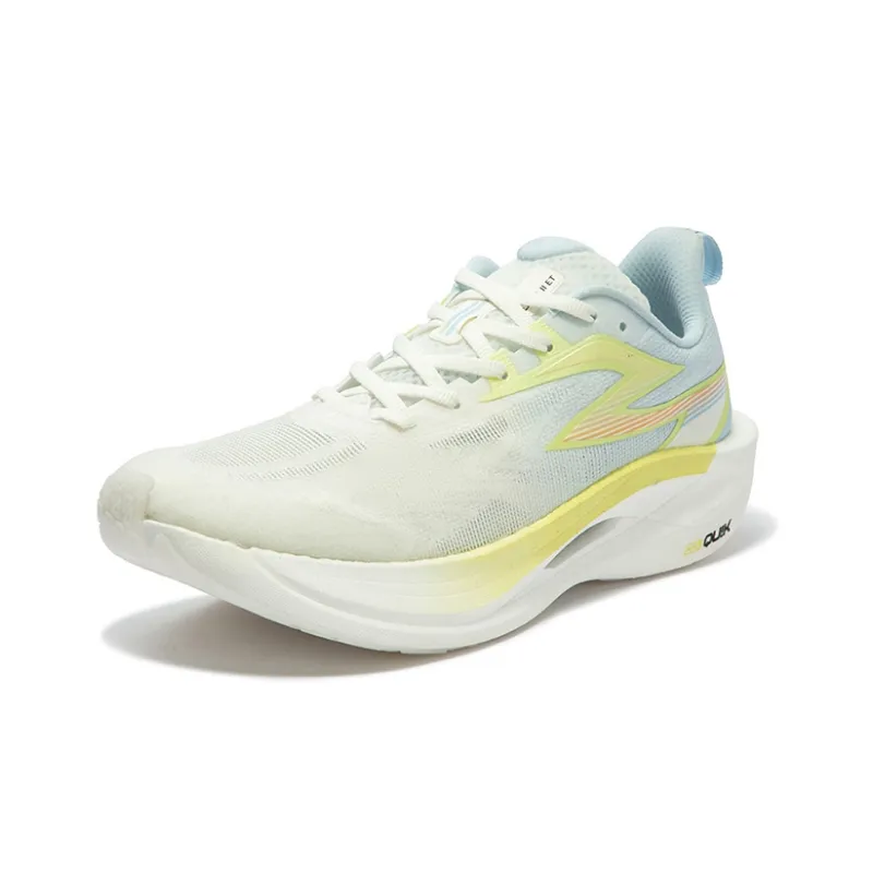 361° Fly 2ET Shock Absorbers Slip Resistant, Abrasion Resistant, Breathable Low Top Running Shoes Unisex White Blue-1