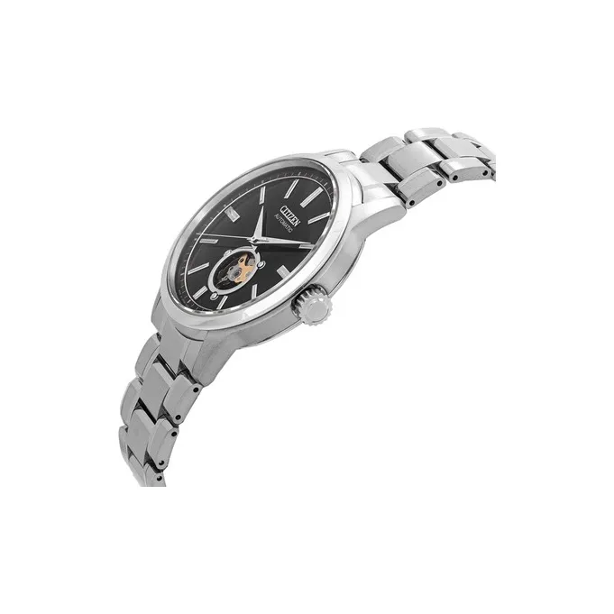 CITIZEN COLLECTION Automatic Mechanical Movement Stainless Steel Strap Watch 41mm Men's Watches Black Dial NB4020 96E-1