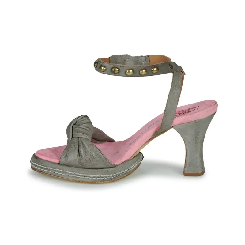 AirStep VIANNA One Strap Sandals 10cm Women's Gray-9