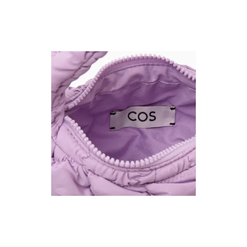 COS Polyester Cloud Bag, Handbag Regular Women's Lilac Color-2