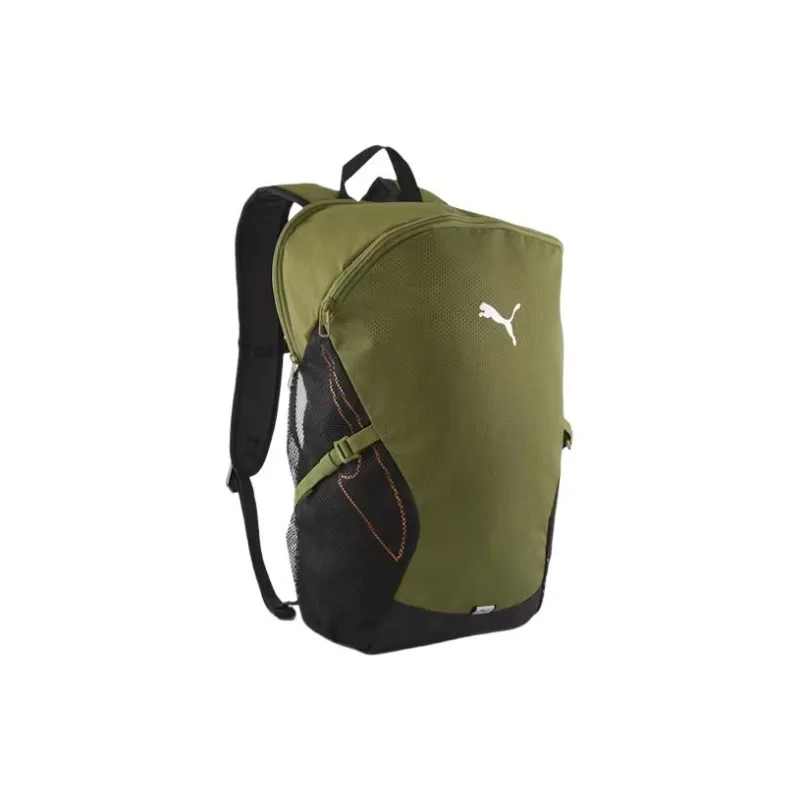 PUMA Recycled Polyester Backpack Unisex Olive Green-0
