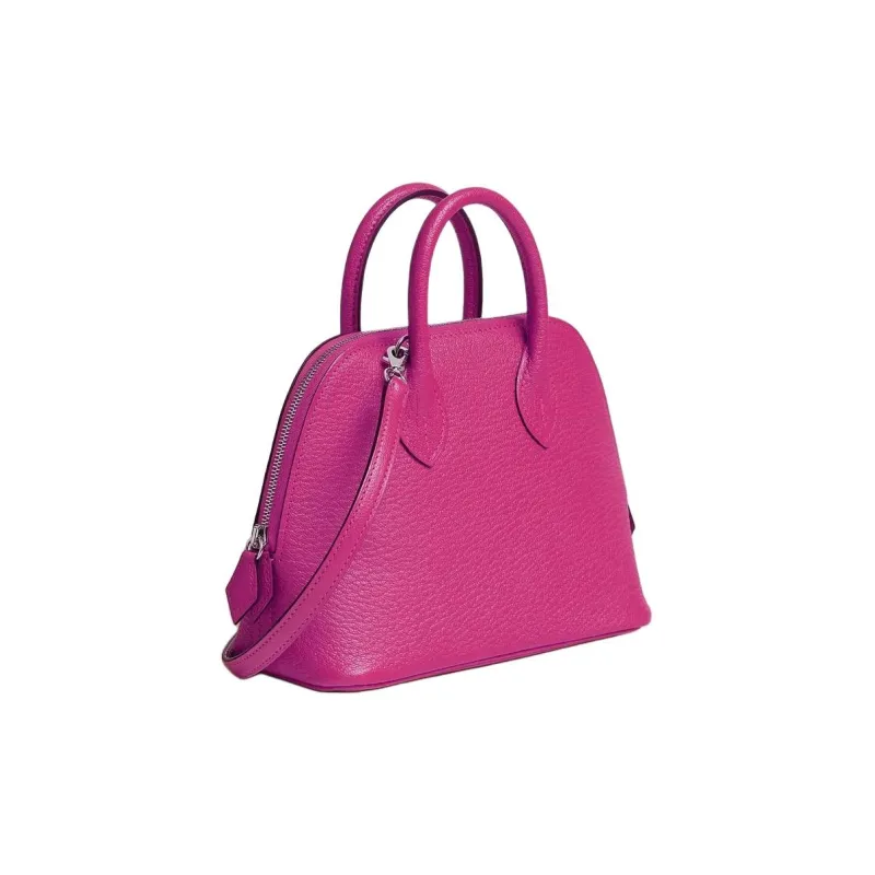 HERMES Bolide Mysore Goat Skin Bowling Bag Handbag Shoulder Bag Crossbody Bag Mini Women's 9I Magnolia Pink-1