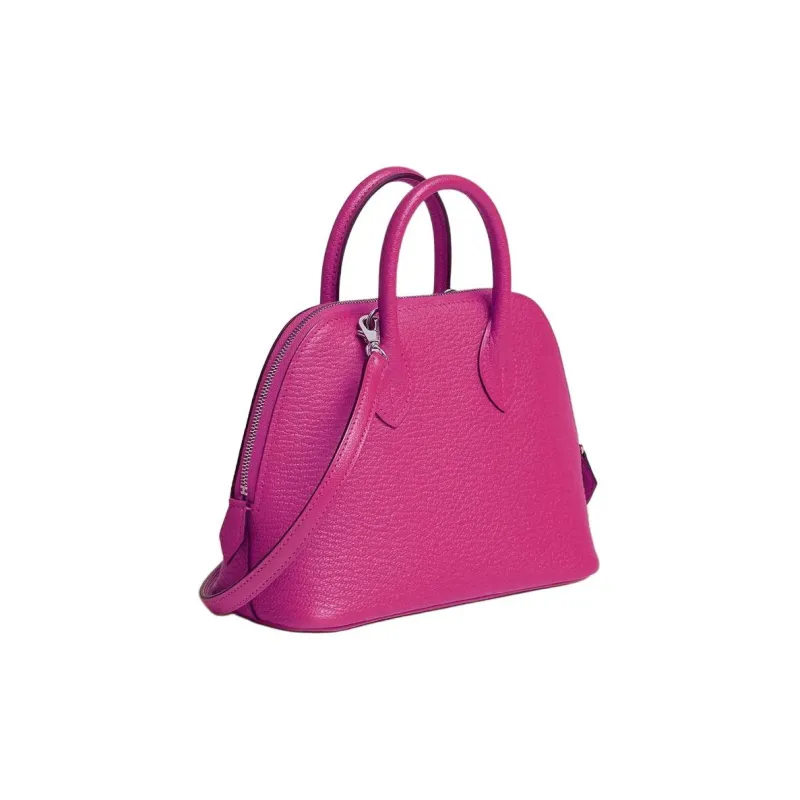 HERMES Bolide Mysore Goat Skin Bowling Bag Handbag Shoulder Bag Crossbody Bag Mini Women's 9I Magnolia Pink-2