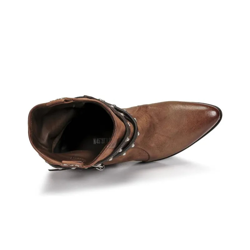 AirStep TINGET Ankle Boots 8cm Women's Brown-12