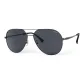 Gunmetal Frame with Black Gray Lens