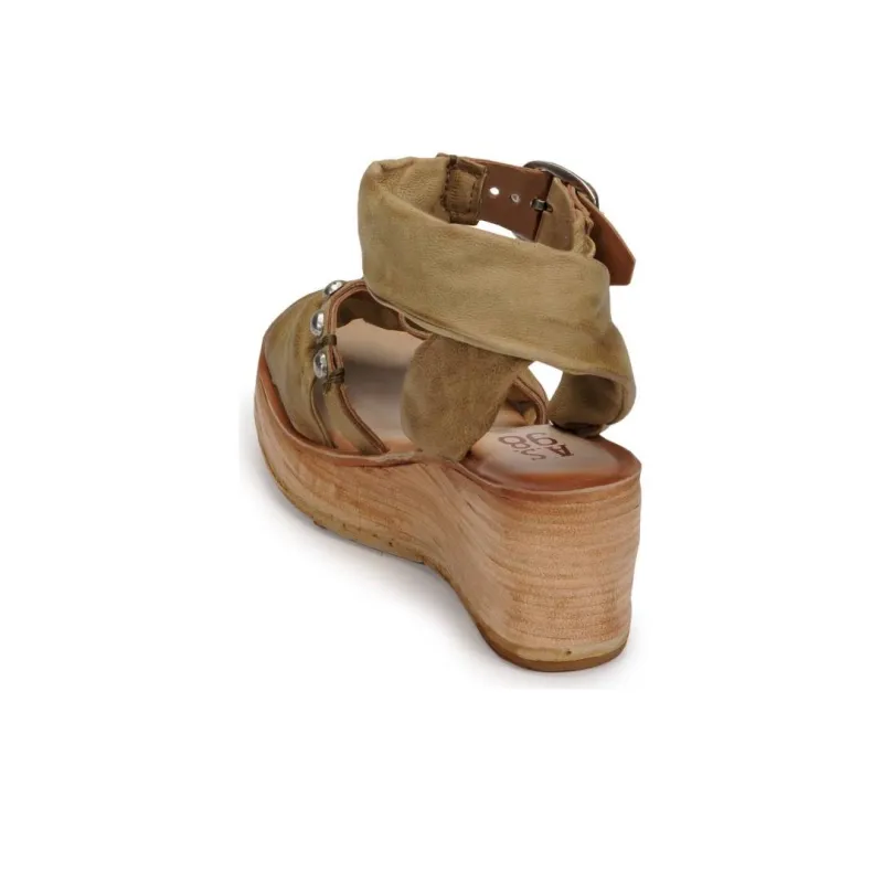 AirStep NOA STRAP II One Strap Sandals Women's Khaki-3