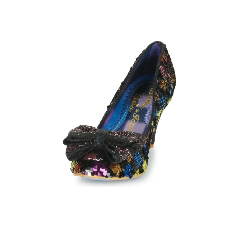 IRREGULAR CHOICE Ban Joe Cone Heel High Heels Women's Black-7