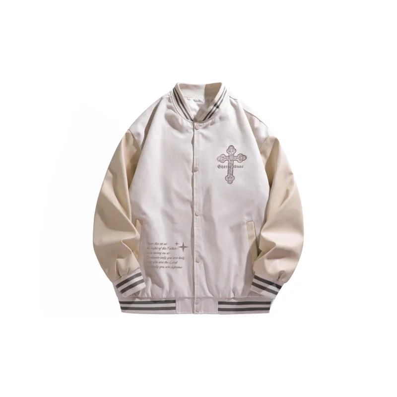 A.X.S.K x GDXF Baseball Jacket Unisex-11
