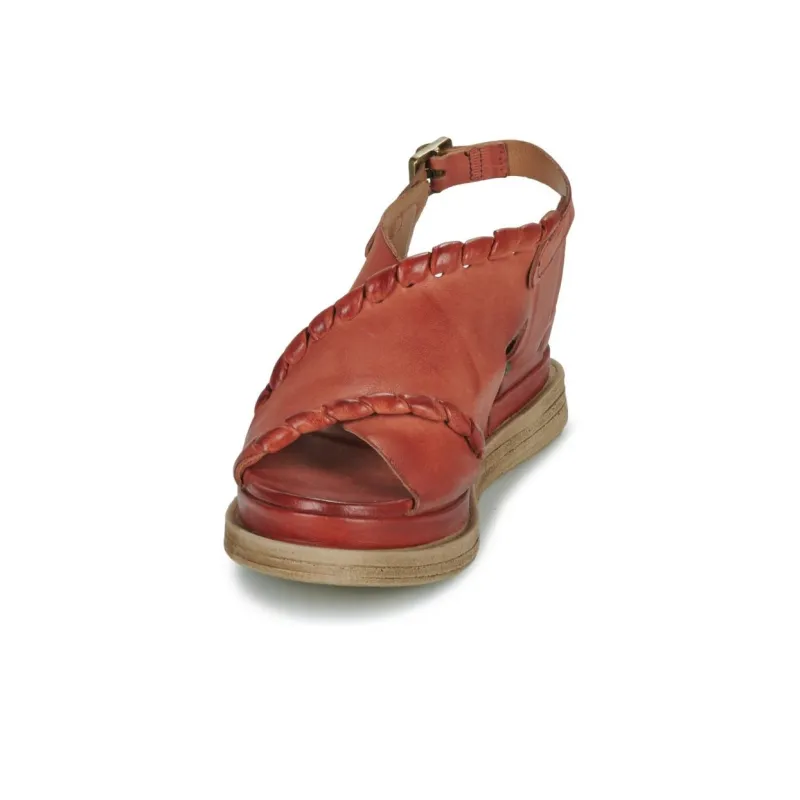 AirStep LAGOS 2.0 COUTURE One Strap Sandals 6cm Women's Red-8