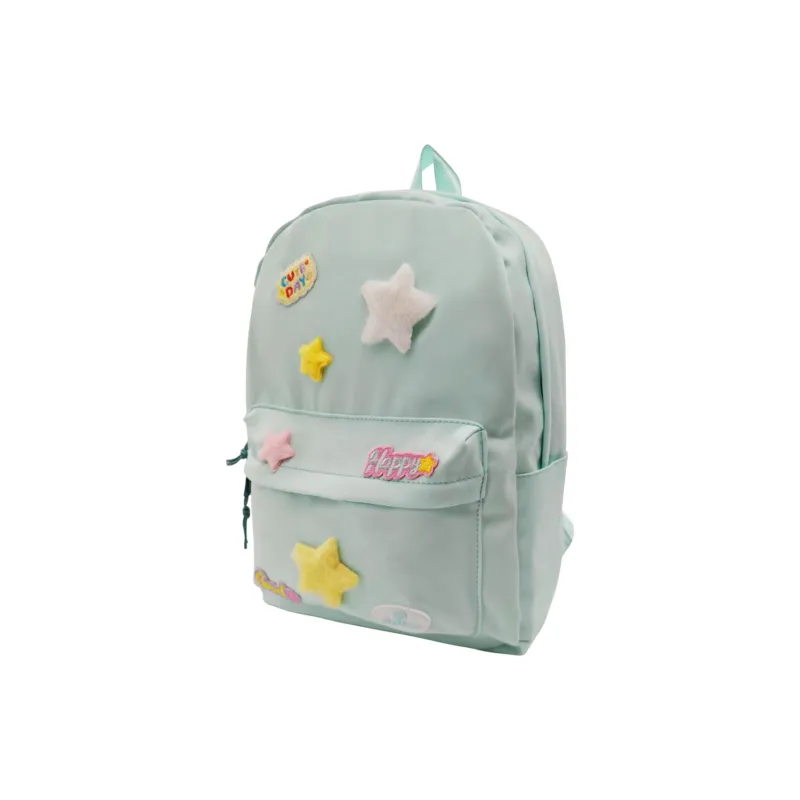 UNITE STAR Nylon Backpack Women's Cheese Color/Green-4