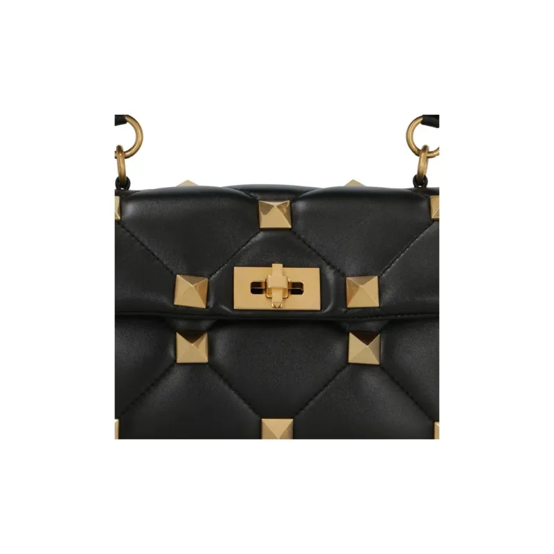Valentino Garavani Roman Stud Quilted Shoulder Bag-4