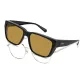 Bright Black Frame with Yellow Lens[9018]Polarized