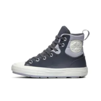 Converse Chuck Taylor All Star Berkshire Boot Durable Cushioning High-Top Canvas Shoes Unisex Gray
