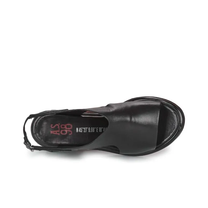AirStep LEYTON Roman Sandals Women's Black-10