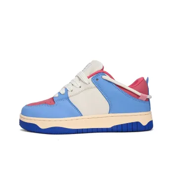 DIEMME Lightweight Height Increasing Low Top Skateboard Shoes Women's Blue