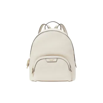 Kate Spade Hudson Leather Backpack Medium Size Women's Sheepskin In Paper Color
