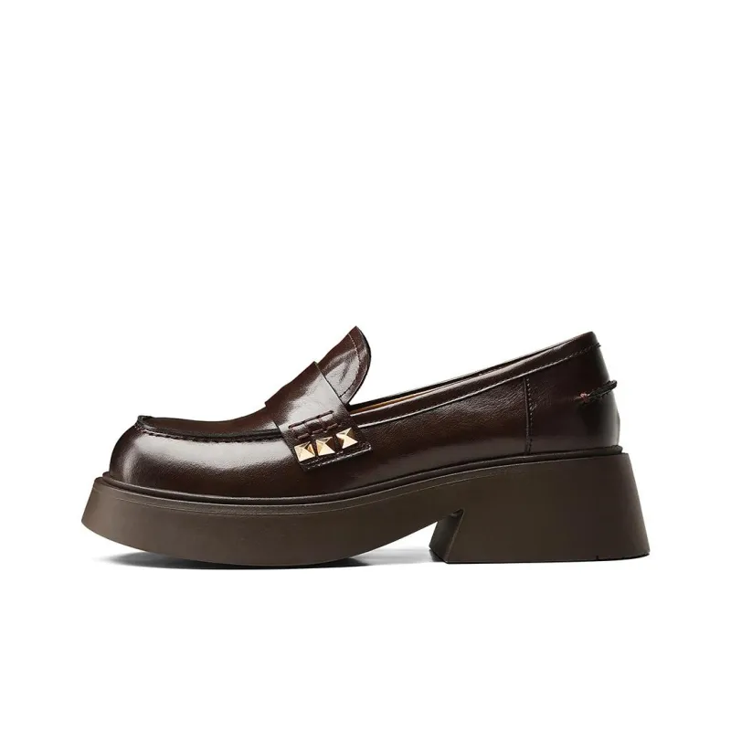 BOSSSUNWEN Loafers Women's Brown-5