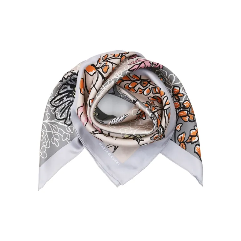 MARJAKURKI Silk Scarves Women's-1