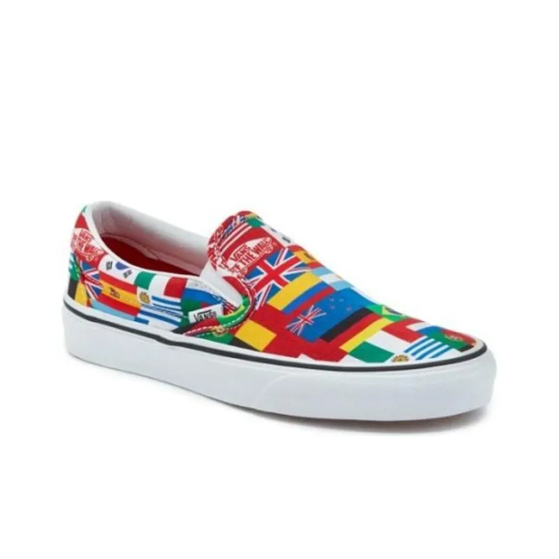 Vans Classic Slip On 'International Flags'-2