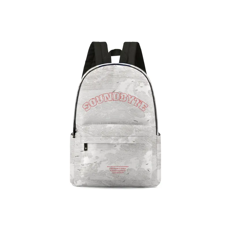 ONRF ×SOUNDBYT Polyester Backpack Laptop Bag Regular Unisex White-0