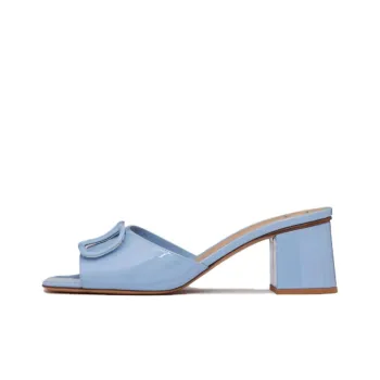Valentino VLogo Signature Slide Slippers Women's Blue