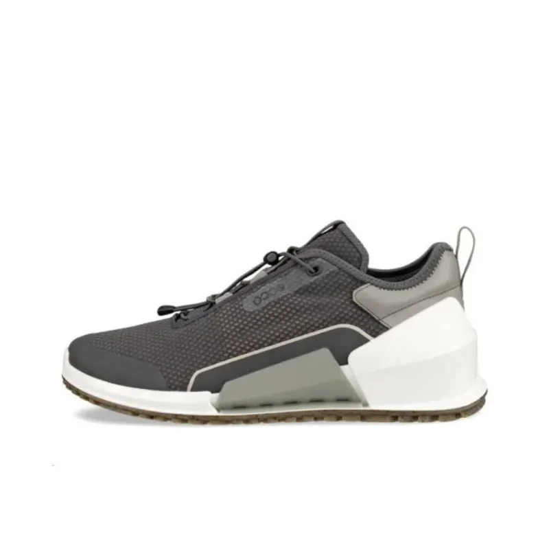 Ecco Biom 2.0 Cushioning Wear Resistant Low Top Casual Shoes Men's Gray White-0