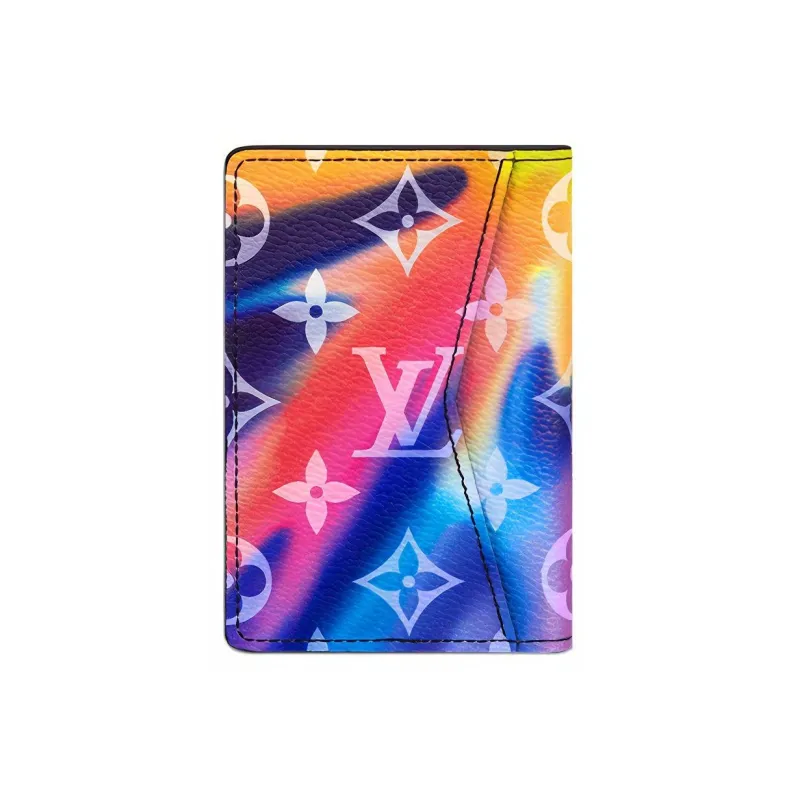 LOUIS VUITTON Pocket Organizer Sunset Monogram Multicolor-2