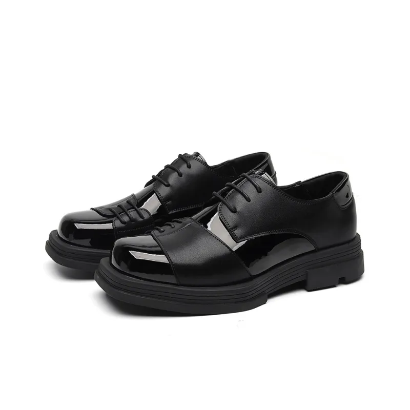 Chi Wolf Derby Shoes Casual Shoes Men's Black-1