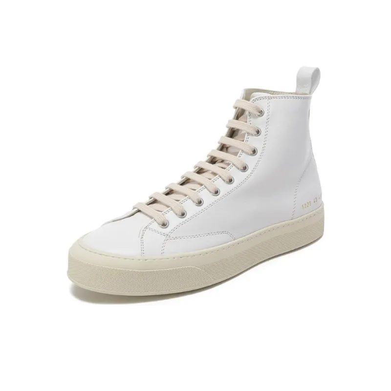COMMON PROJECTS High Top Skateboard Shoes Men's White-1