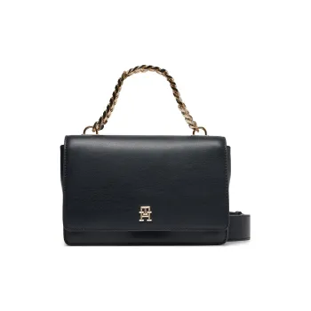 Tommy Hilfiger Artificial Leather Portable Crossbody Bag, Shoulder Bag Regular Women's Space Blue