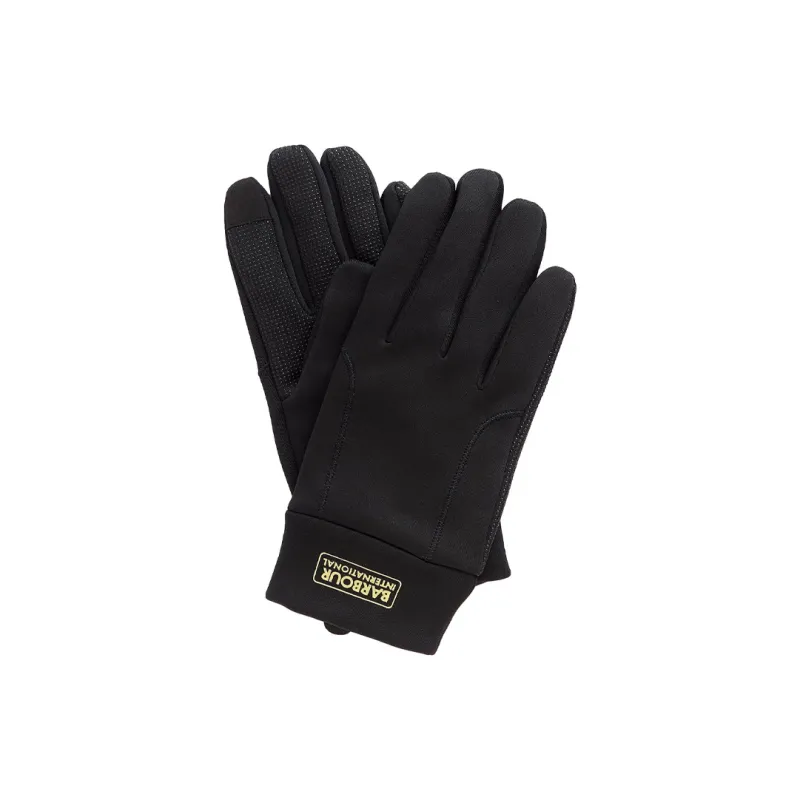 BARBOUR Knit Gloves Men's Black-0