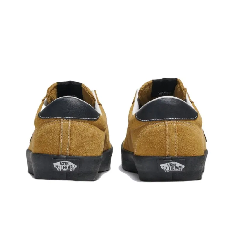 Vans Vans Sports Slip Resistant Cushioning Low Top Skateboard Shoes Unisex Brown Black-2
