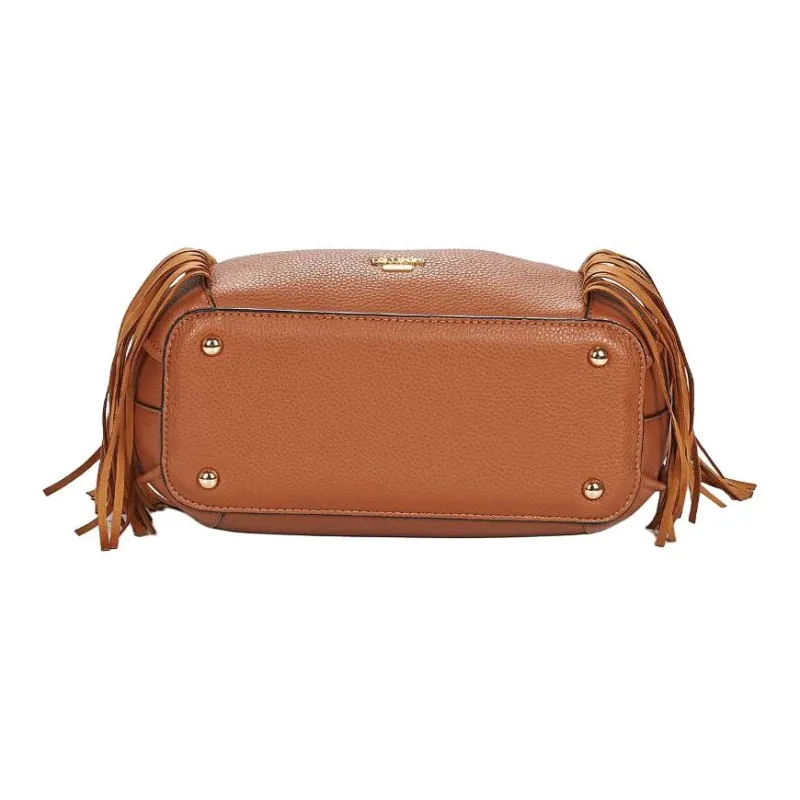 LOLLiPOPS Synthetic Shoulder Bag, Crossbody Bag Medium Size Women's Brown-3