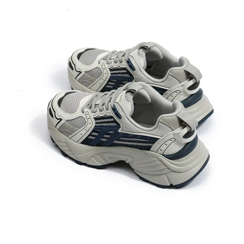 CENTRAL&KITTY Anti-Slip Wear-Resistant Low-Top Chunky Sneakers 5cm Women's-2