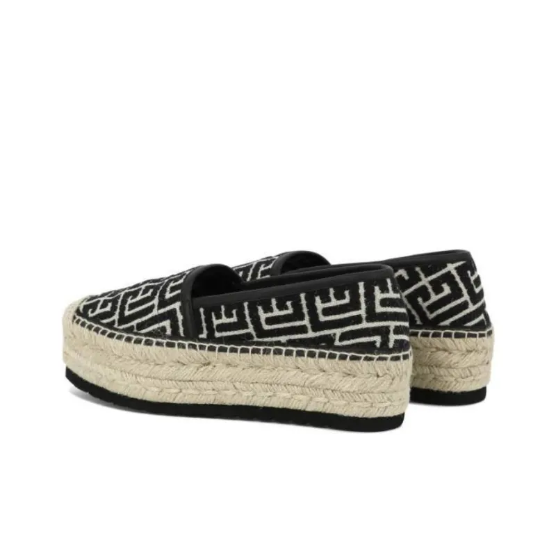 BALMAIN Women's Alex Espadrille 'Black'-3