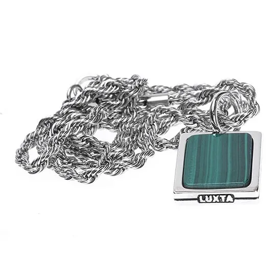 LUXTA Malachite Jade Necklaces Unisex-2