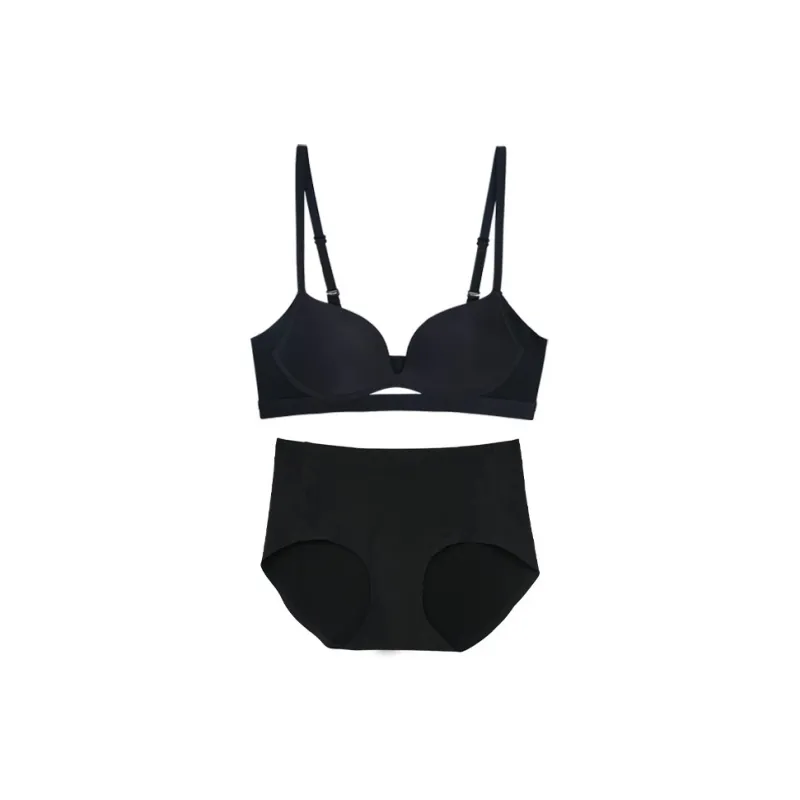 Skin friendly Diary Bra Set Women's-5