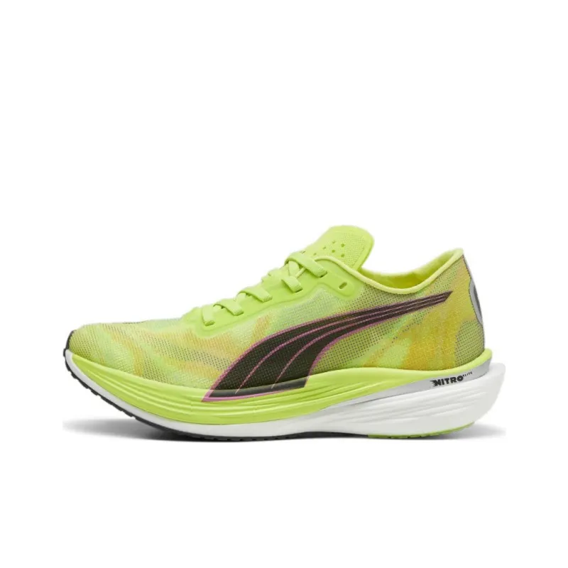 PUMA Deviate Nitro Elite 2 Slip Resistant Low Top Running Shoes Women's Green-0