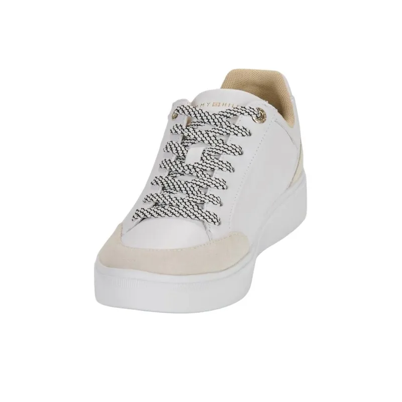 Tommy Hilfiger Low Top Skateboard Shoes Women's White-2