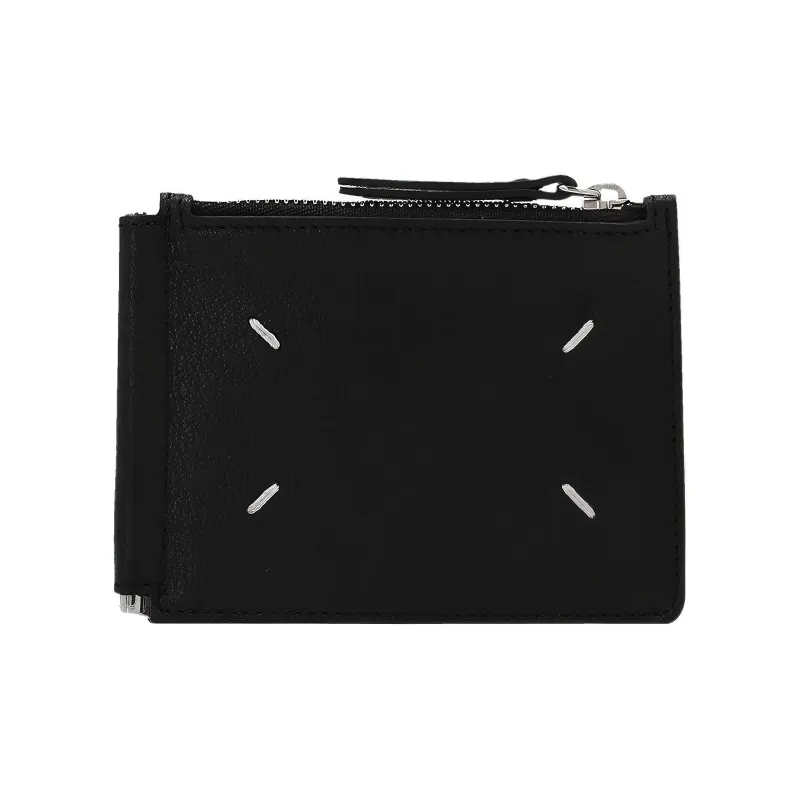 Maison Margiela Four Stitch Detailed Zipped Wallet-0