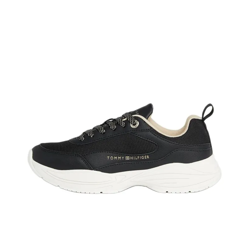 Tommy Hilfiger Low Top Casual Shoes Women's Black-0