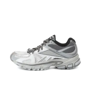 Vetements x Reebok Spike Runner 200 Anti-Slip Wear-Resistant Low-Top Running Shoes Men's Silver Gray