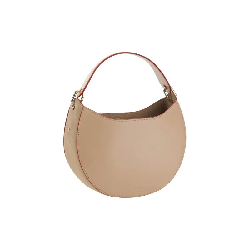 Chloe Calfskin Hobo Bag Shoulder Bag Crossbody Bag Handbag Women's Light Brown-2