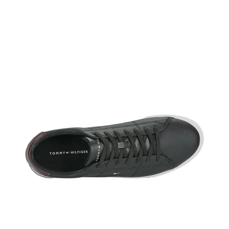 Tommy Hilfiger Lightweight Low Top Skateboard Shoes Men's Black-5