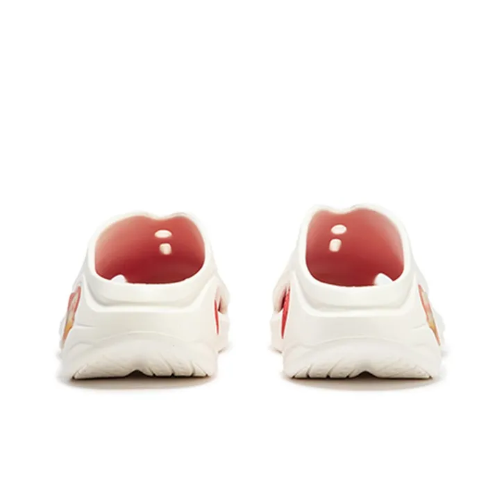 361° Whale 2 Physician Run Team Collaboration Color Scheme Clogs Unisex White Red-3