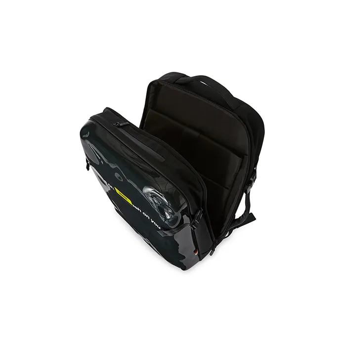 MSGM Crash Baggage Polycarbonate Backpack Unisex Black-3