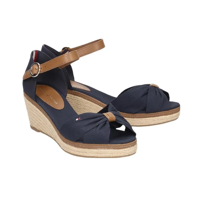 Tommy Hilfiger One Strap Sandals Women's Dark Blue-4
